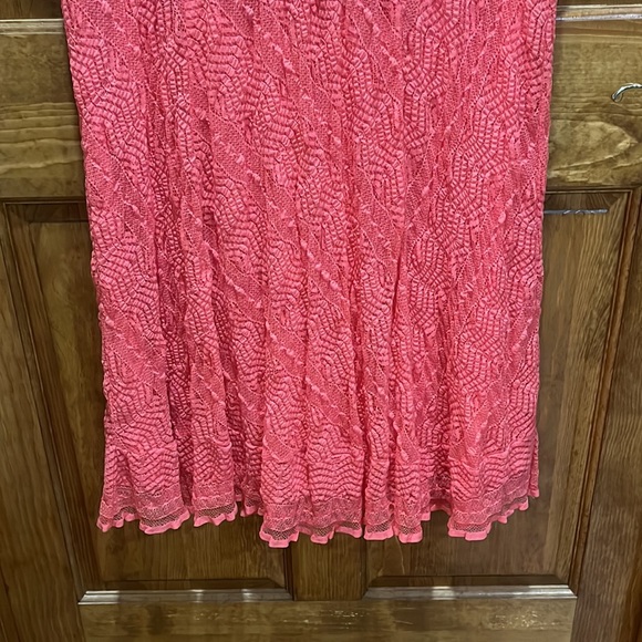 Dress Barn size 16 Coral Dress - Picture 8 of 10